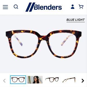 Blenders "Grove" Blue Light Glasses - in Wildcat Love. New In Box!